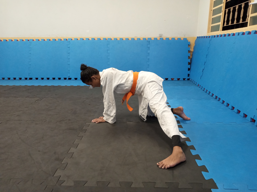 zempo31 Zempo Kaiten Ukemi (queda em rolamento para frente)